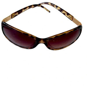 Calvin Klein sunglasses R619s Tortoise brown with gold side posts.  Excellent
